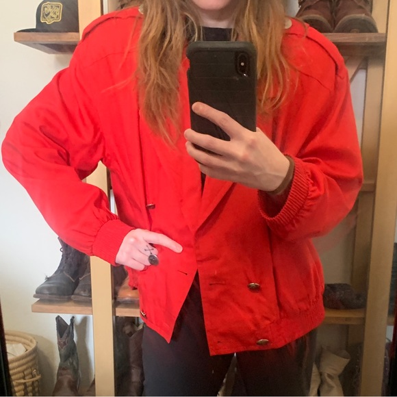 Vintage Liz Claiborne lightweight Moto Military bomber jacket - Picture 6 of 6